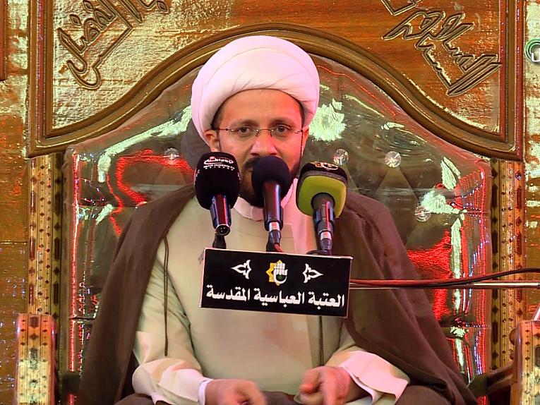 محاضرة الشيخ عبد الصاحب الطائي في الصحن العباسي الشريف 21 رمضان 1439ه